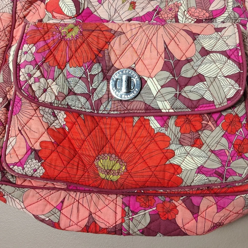 Vera Bradley Bohemian Bloom Floral Bag *Flaw - Picture 5 of 11